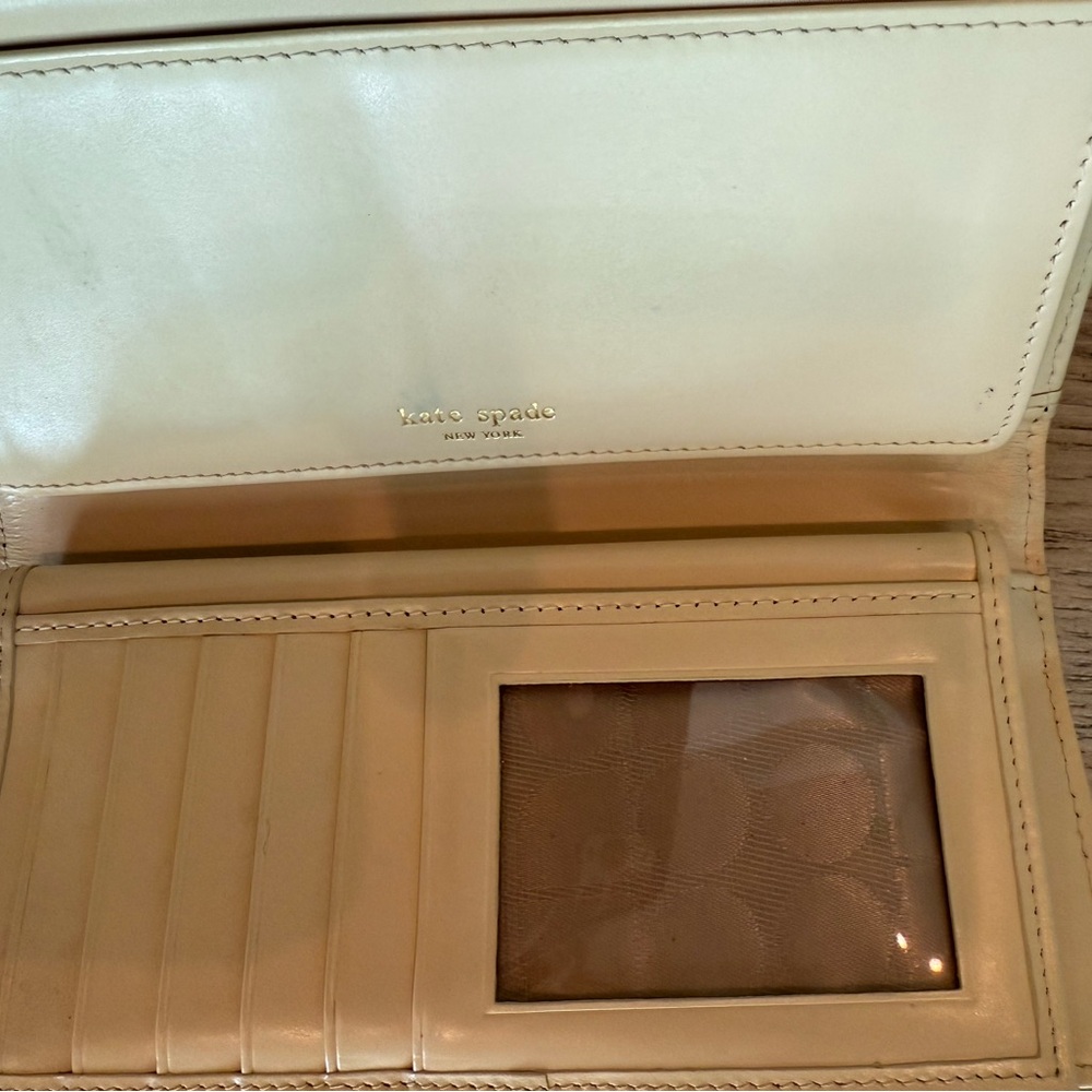 Kate Spade Black Leather Wallet - Picture 3 of 4